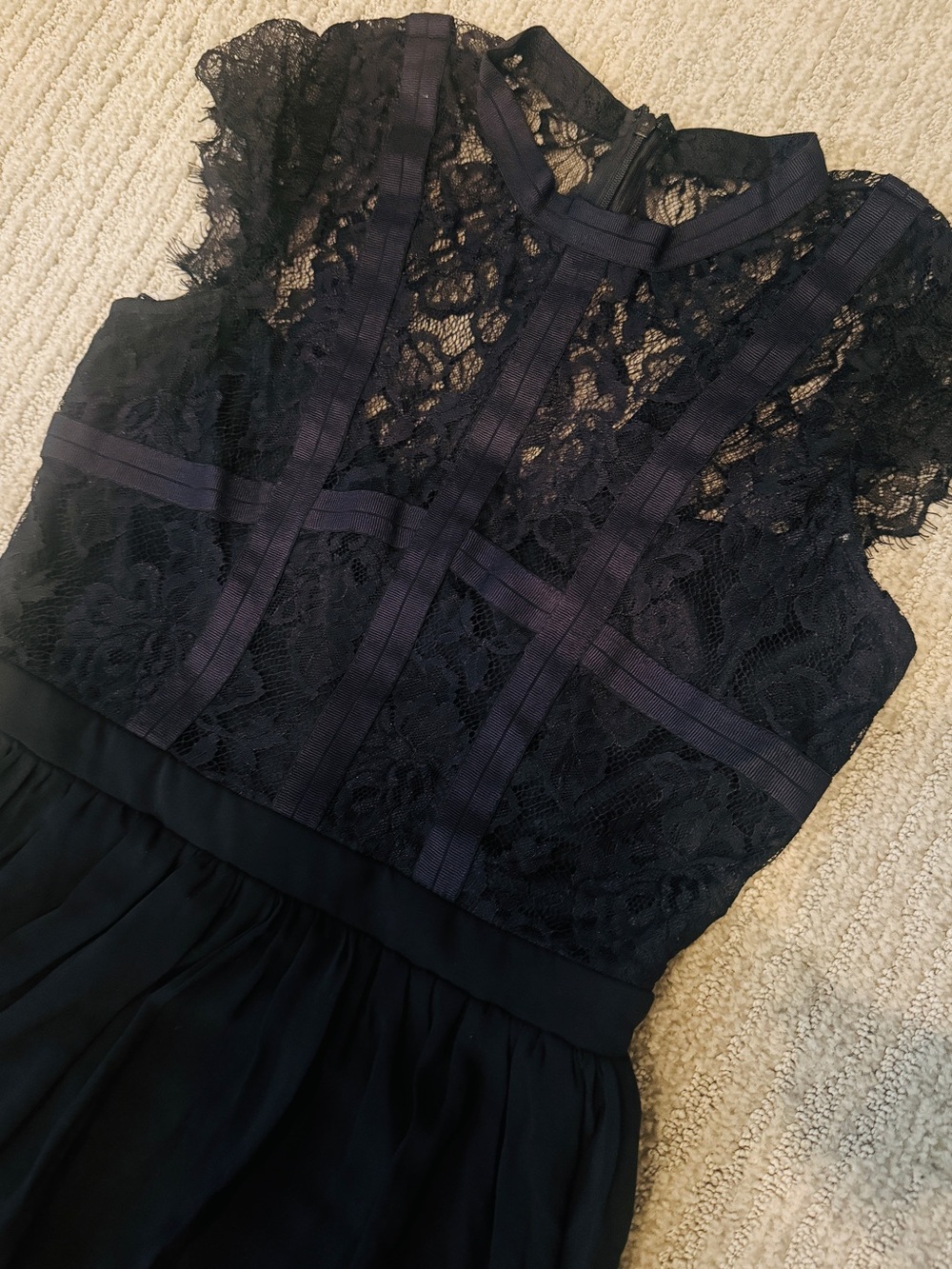 Morning Lavender- Kathleen Black Floral Maxi dress